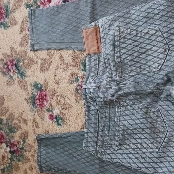 True Religion Halle jeans skinny leg jegging mid rise snakeskin animal gray 27 - Picture 5 of 9